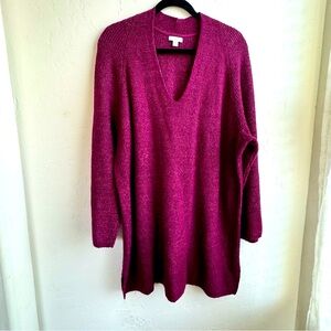 J. Jill Texted V-Neck Sweater Size XLT